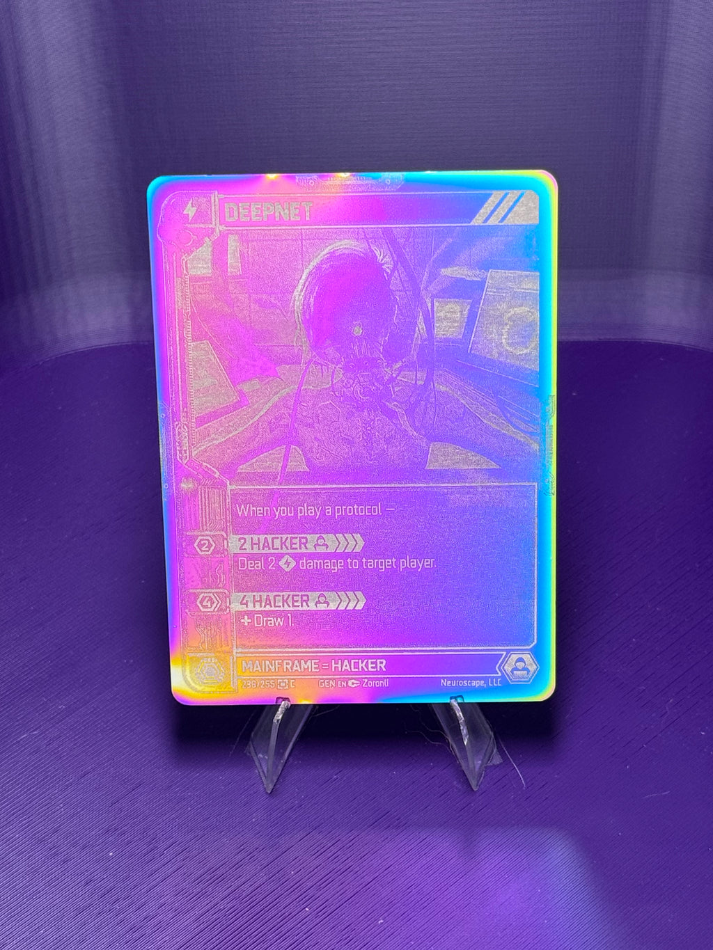 Metal Mainframe (Double-Sided) - Neuroscape TCG