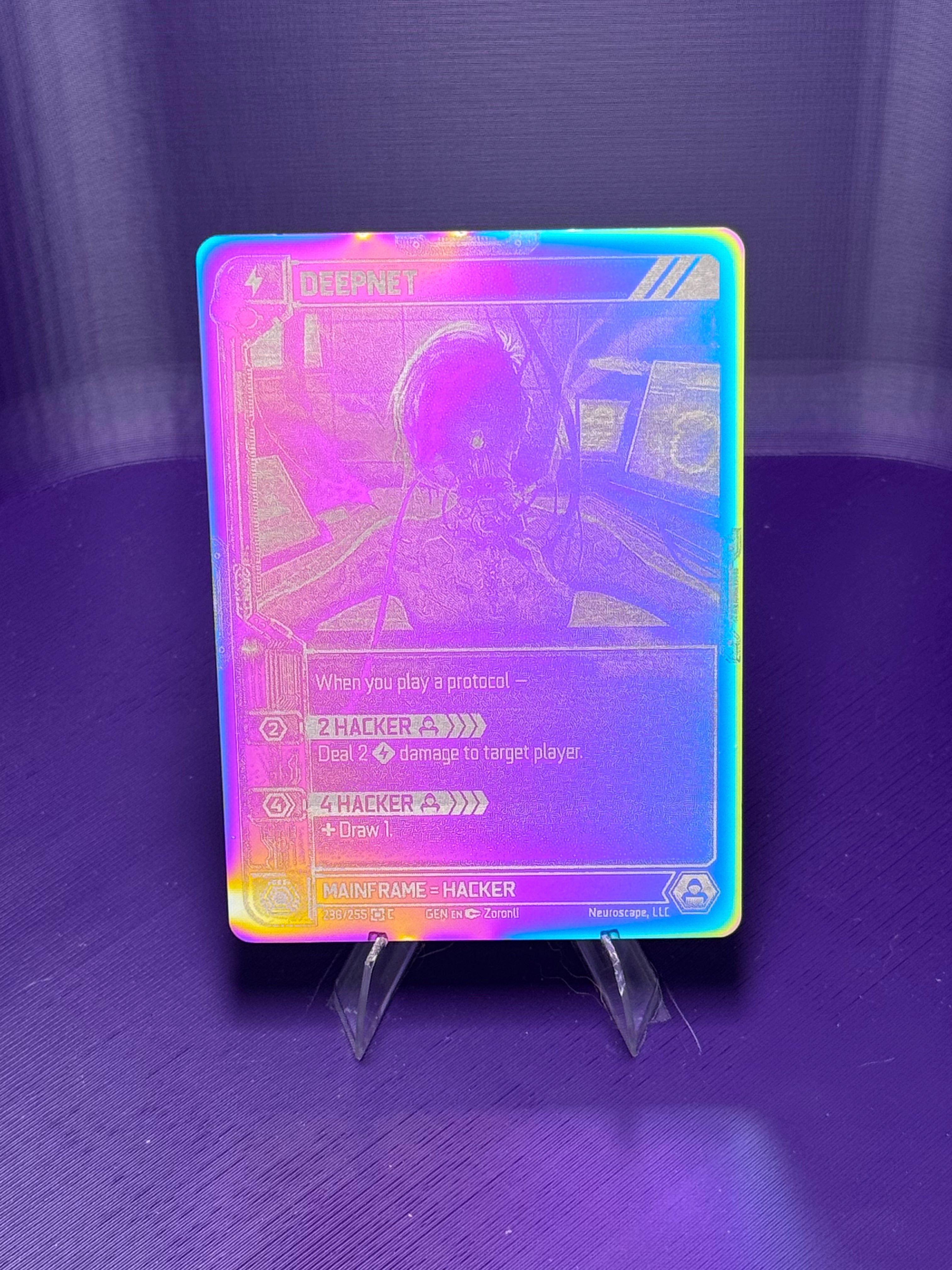 Metal Mainframe (Double-Sided) - Neuroscape TCG
