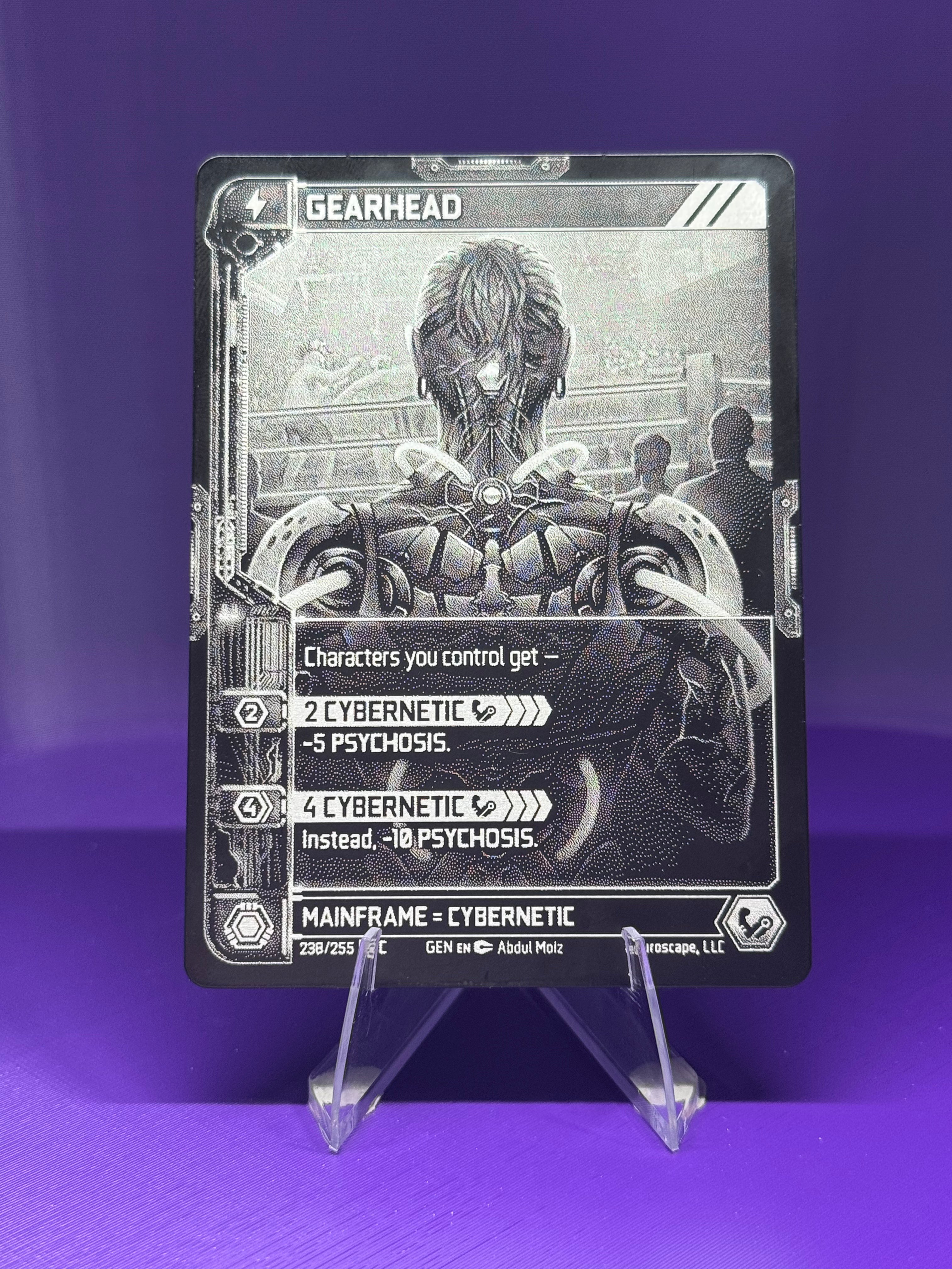 Metal Mainframe (Single-Sided) - Neuroscape TCG