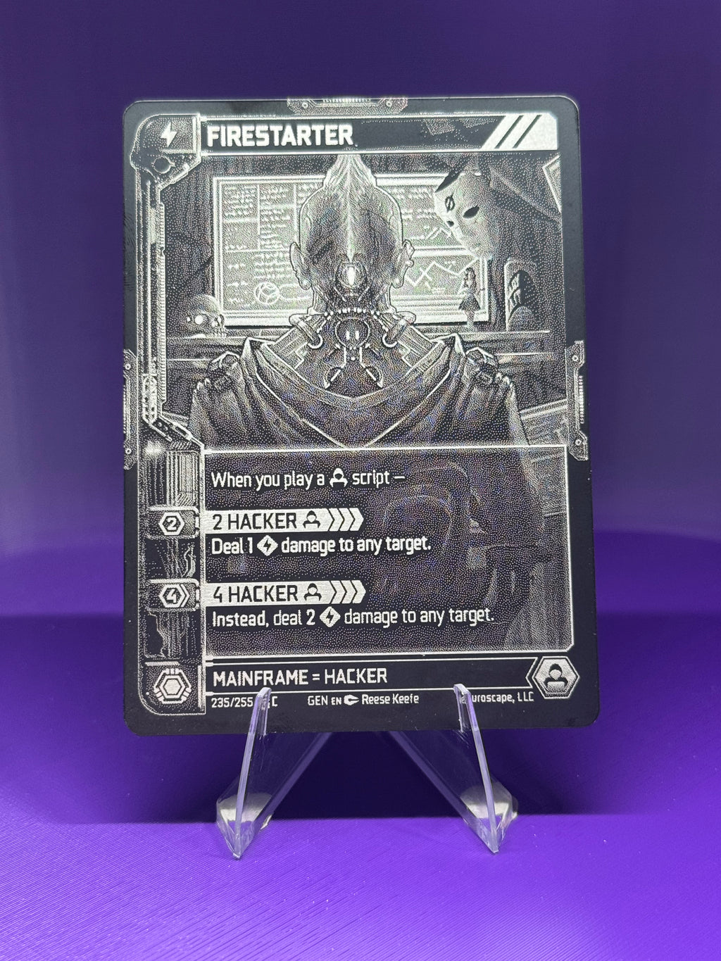 Metal Mainframe (Double-Sided) - Neuroscape TCG