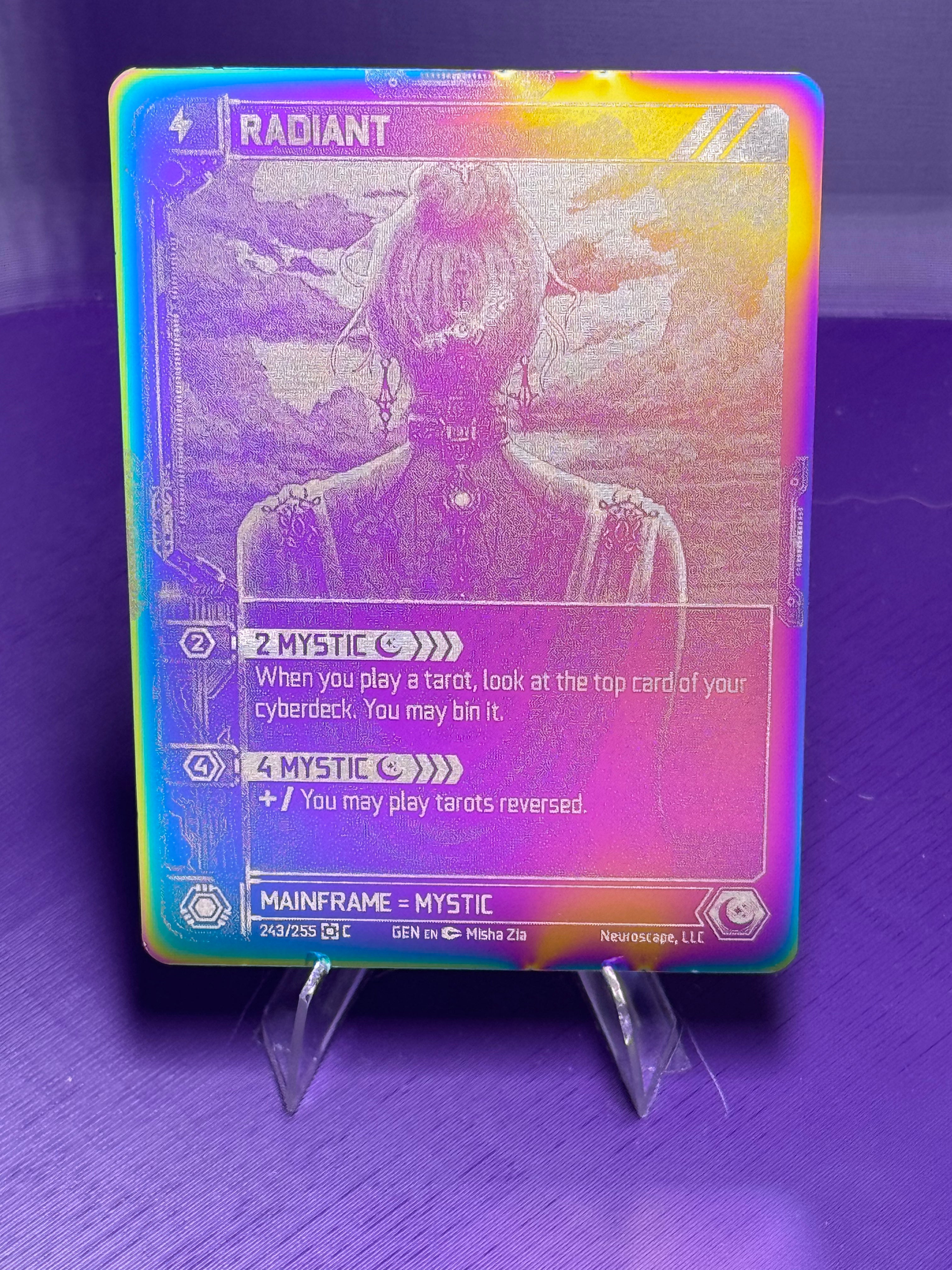 Metal Mainframe (Single-Sided) - Neuroscape TCG