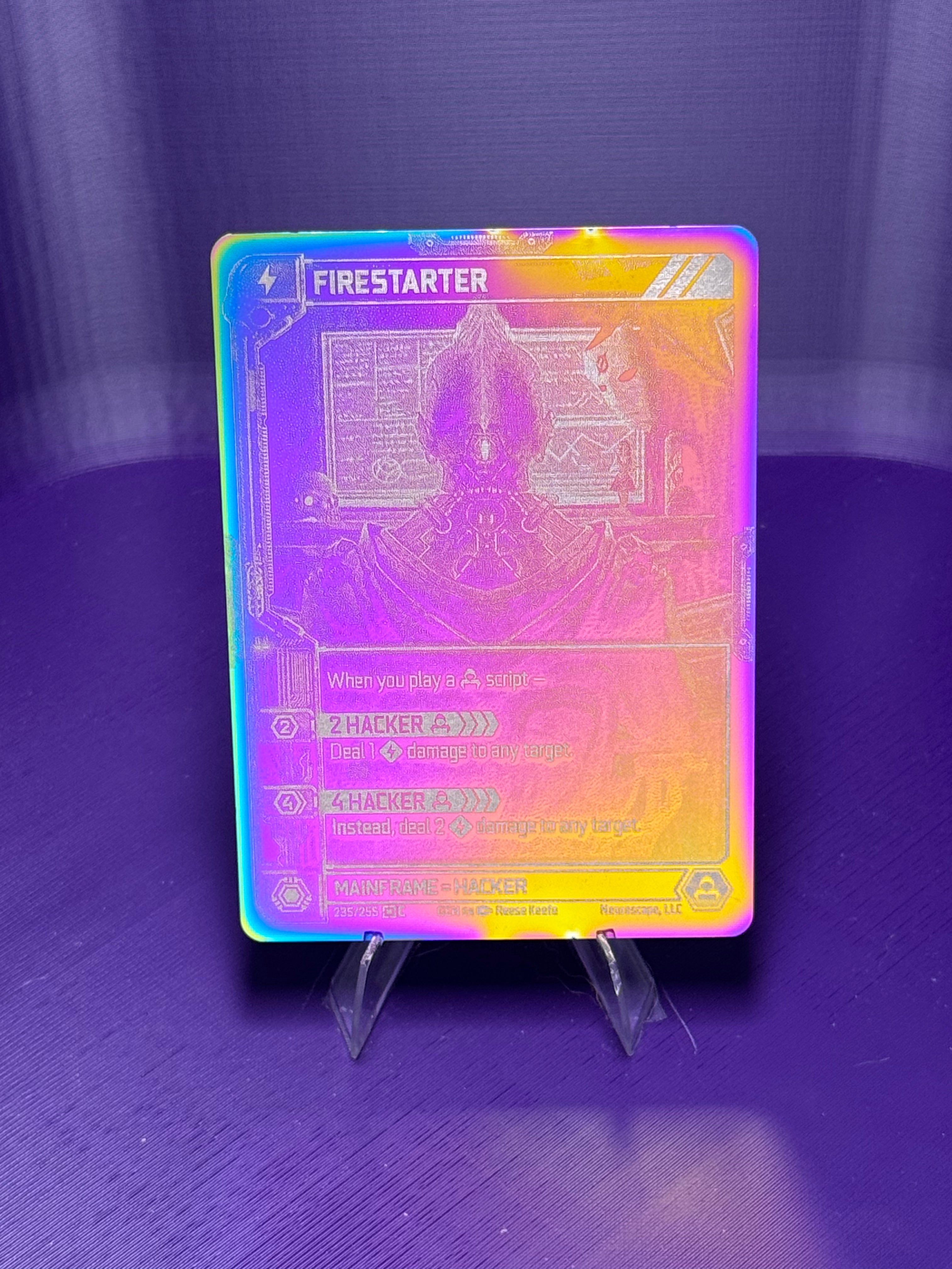 Metal Mainframe (Double-Sided) - Neuroscape TCG